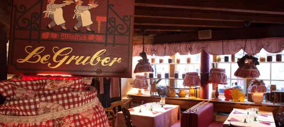 intérieur restaurant Le Gruber