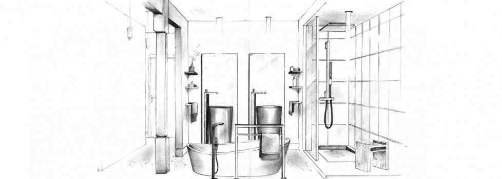 croquis salle de bain